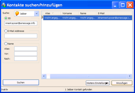 So fügst Du jemanden zu Deiner Kontaktliste hinzu