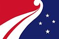 NZ flag design Embrace (Red & Blue) by Denise Fung.jpg